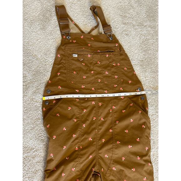 Duluth Trading Co. Women's Heirloom Gardening Bib Overalls Mushroom Size Mx31 - Picture 7 of 14